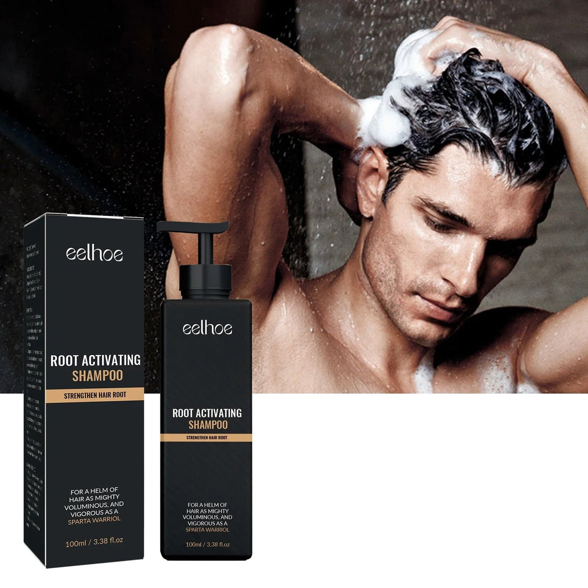 EELHOE Hair Regrowth Root Natural Herbal Dense Hair Shampoo Hair Repair Care Fluffy Smoothing Nourishing Anti Falling Shampoo - JromoCompany