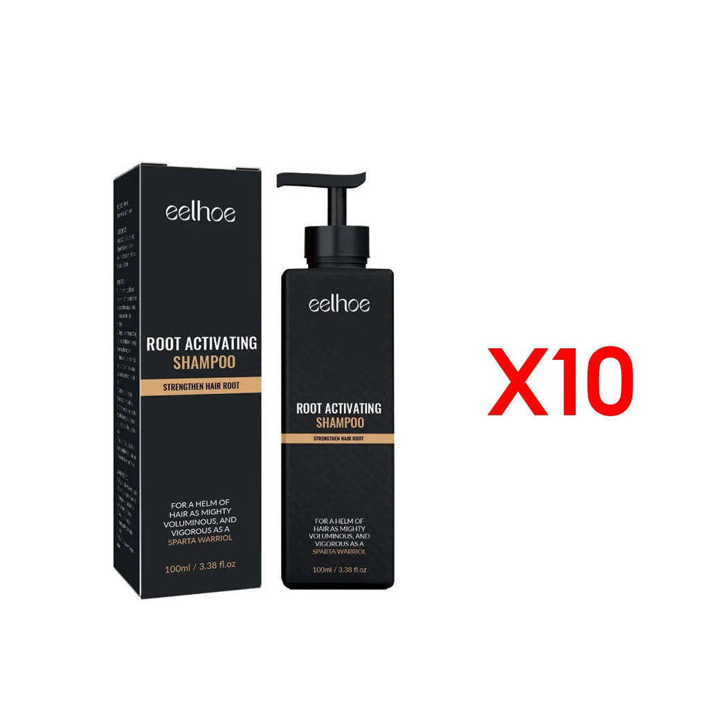 EELHOE Hair Regrowth Root Natural Herbal Dense Hair Shampoo Hair Repair Care Fluffy Smoothing Nourishing Anti Falling Shampoo - JromoCompany