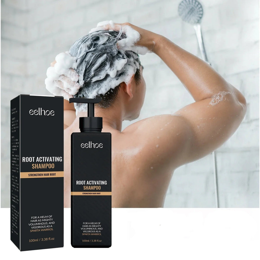 EELHOE Hair Regrowth Root Natural Herbal Dense Hair Shampoo Hair Repair Care Fluffy Smoothing Nourishing Anti Falling Shampoo - JromoCompany