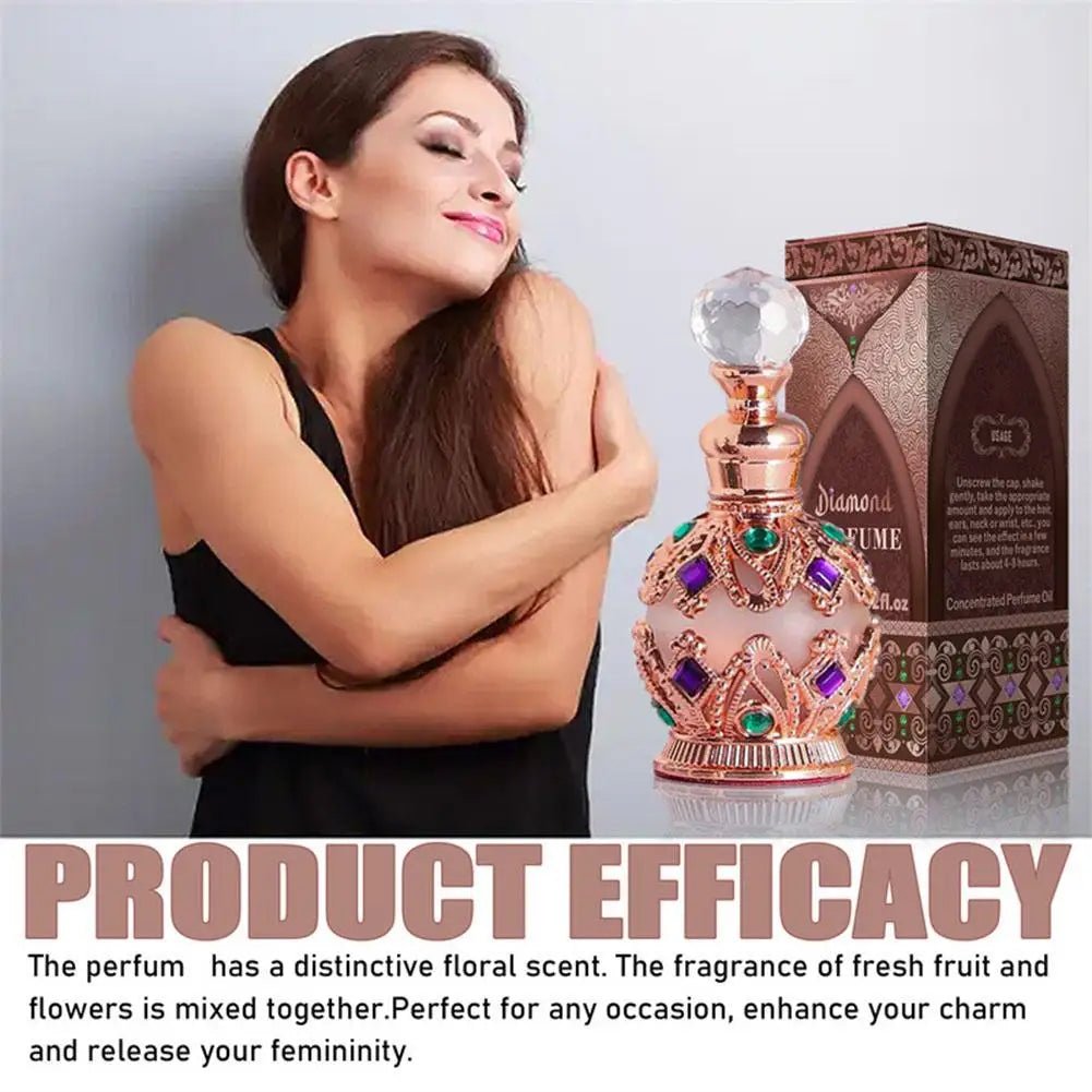 Exotic Arabian Perfume For Women, Enchanting Floral Bouquet With Rose, Jasmine&Vanilla Long-Lasting Pheromone-Infused Fragrance - JromoCompany