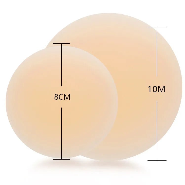 Fashion Silicone Nipple Cover Lift Up Bra Sticker Adhesive Invisible Bras Chest Patch for Women Reusable Chest Breast Petals Pad - JromoCompany