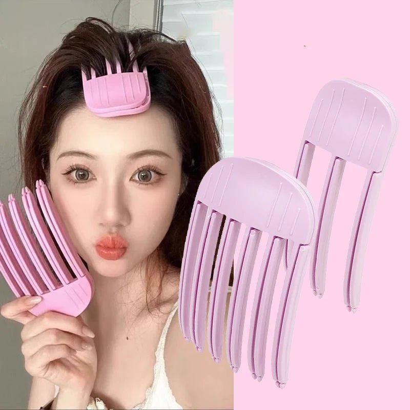 Fluffy Hairpin Curling Bangs Clips Hair Roots Volumizing Hair Clips Women Curling Fixed Shape Clips Fashion Volume Hair Roller - JromoCompany