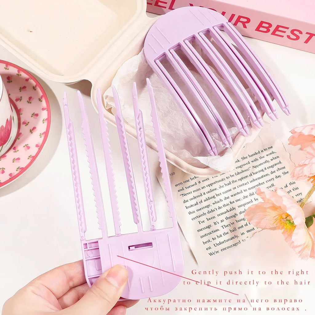 Fluffy Hairpin Curling Bangs Clips Hair Roots Volumizing Hair Clips Women Curling Fixed Shape Clips Fashion Volume Hair Roller - JromoCompany