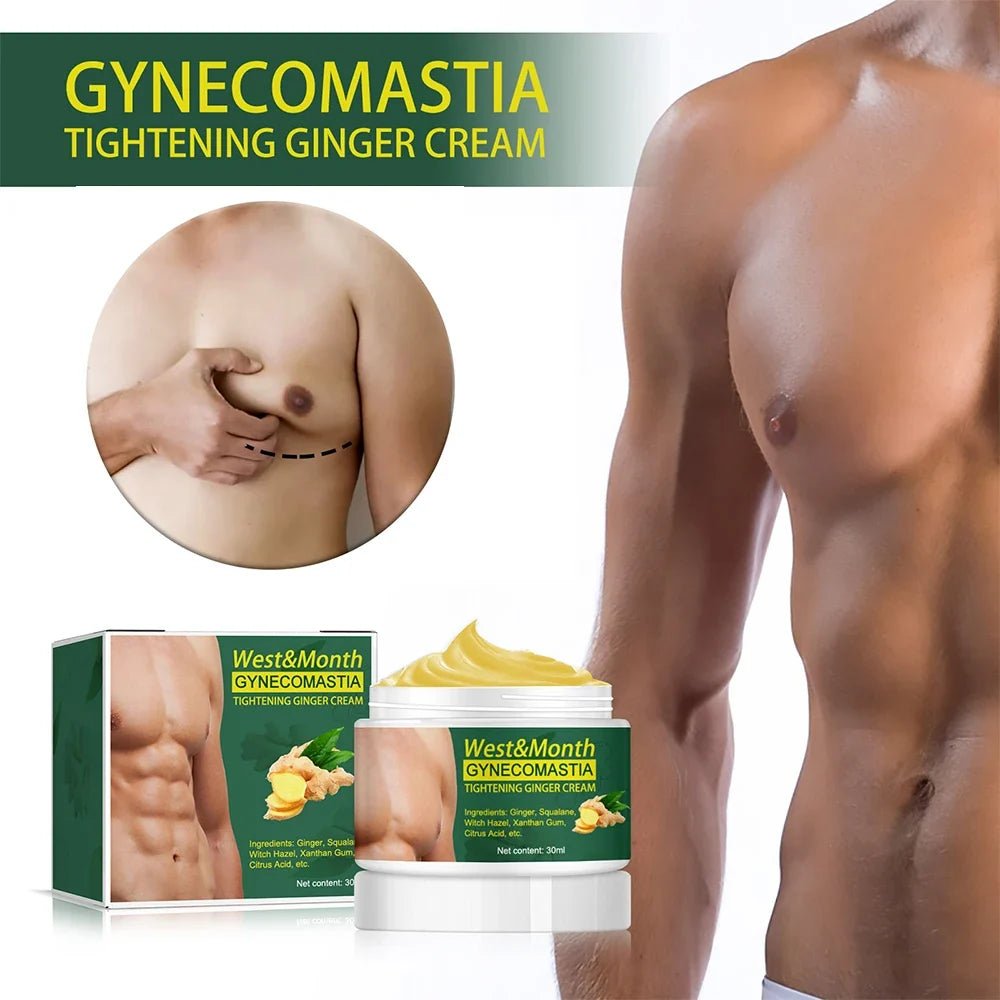 Gynecomastia Tightening Ginger Cream Weight Loss Cream Abdominal Muscle Fat Reduction Cream Fat Burning Cream For Men Women 30ml - JromoCompany