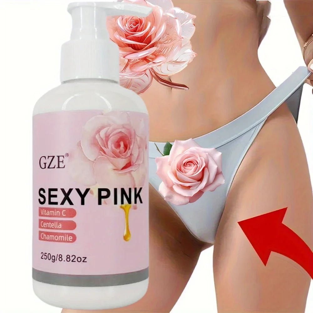 GZE Pink Private Area Moisturizer, Moisturizes And Tights, Gentle And Suitable for Sensitive Skin, Fresh Aroma, Fast Absorption - JromoCompany