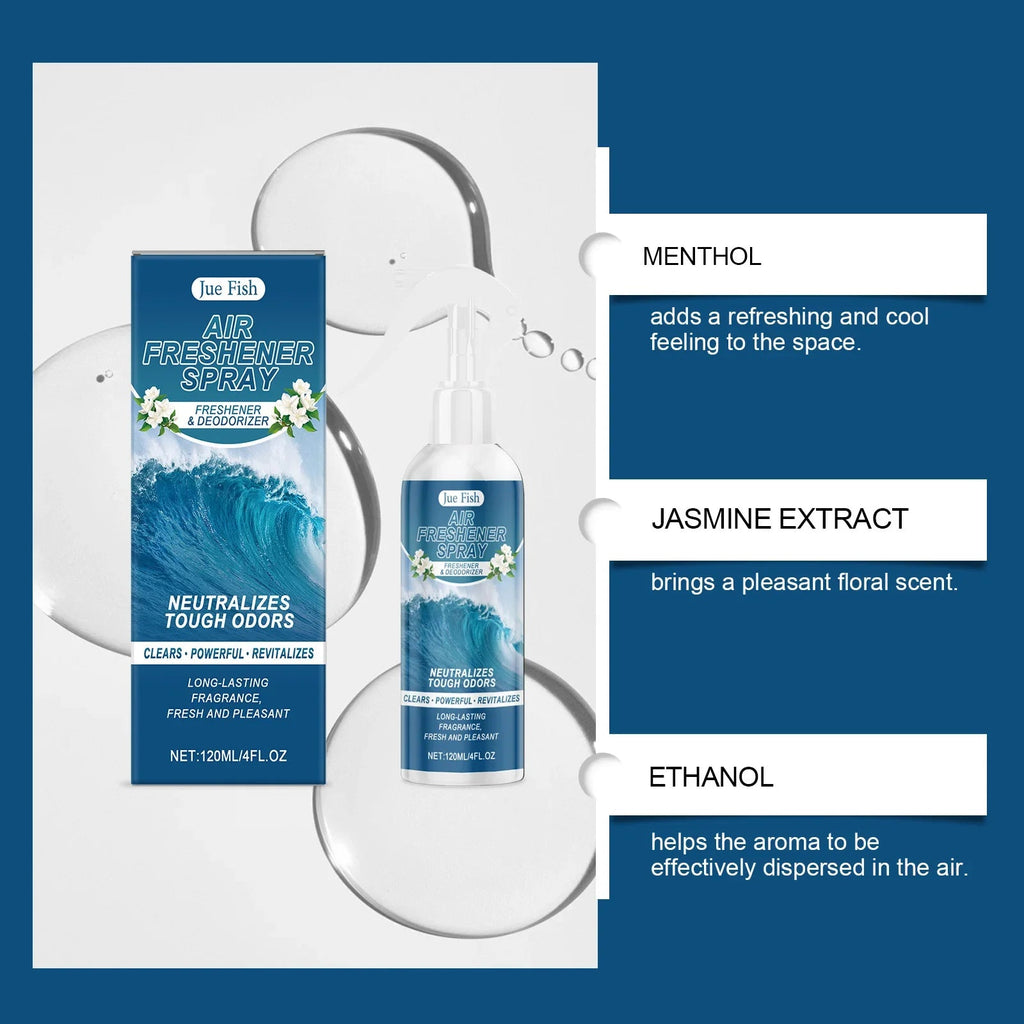 Indoor Air Freshener Spray Jasmine Scent With Long Lasting Fragrance Living Room Bedroom Bathroom Indoor Household Spray - JromoCompany