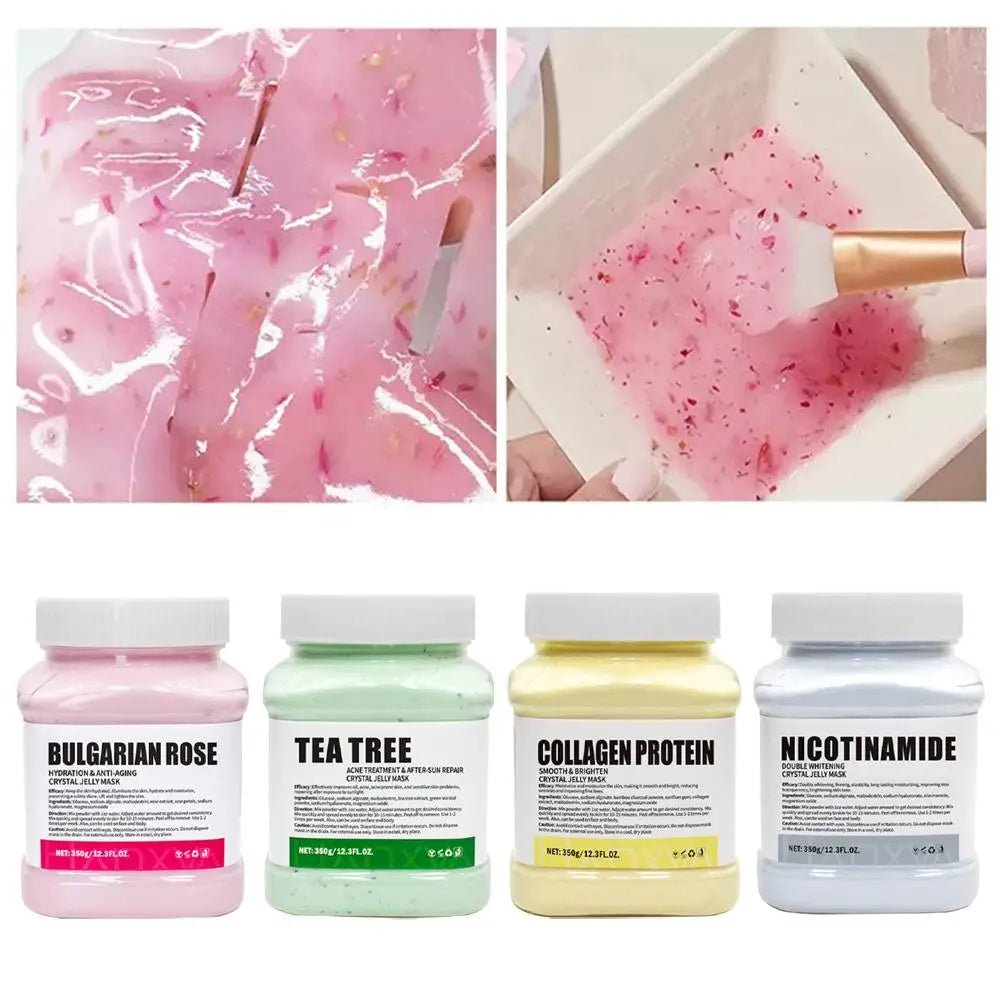 Jelly Mask for Facial Professional Rose Smooth Face Mask Skin Care, Hydrated Nourished Hydro Jelly Mask Powder,Gel Peel Off MasK - JromoCompany