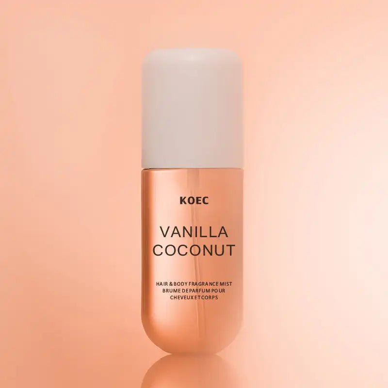KOEC Vanilla & Coconut Fragrance Mist Perfume Refreshing Moisturizing Triple Notes Plant Fragrances Propylene Glycol - JromoCompany