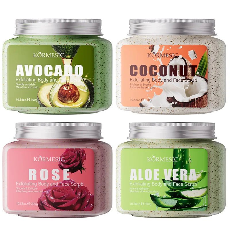 KORMESIC Avocado Facial Scrub Body Cream Lotion Moisturizing Deep Anti Wrinkle Gentle Tender Exfoliation Skin Care - JromoCompany