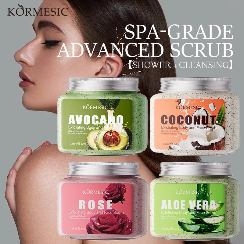 KORMESIC Avocado Facial Scrub Body Cream Lotion Moisturizing Deep Anti Wrinkle Gentle Tender Exfoliation Skin Care - JromoCompany