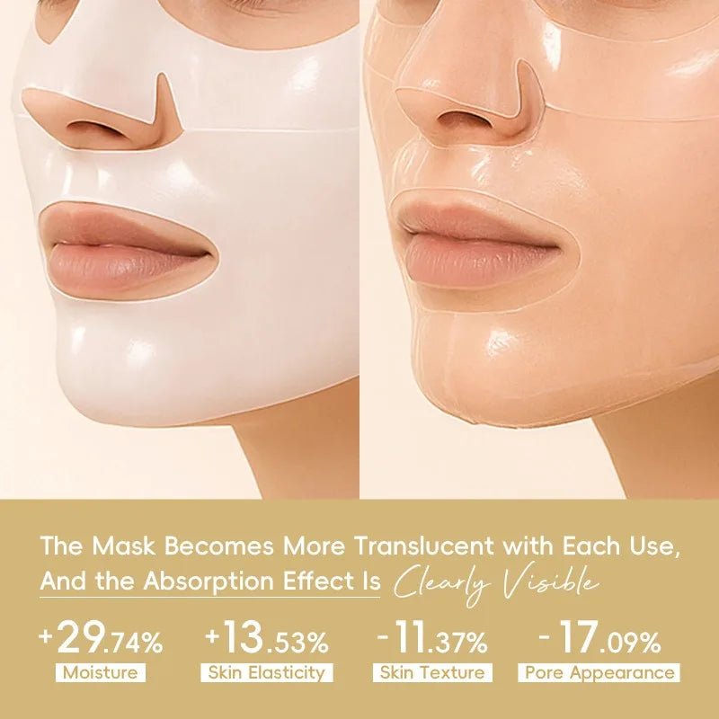 LAIKOU Korea Snail Collagen Essence Mask Hydrating Sheet Mask Anti-Wrinkle Face Mask Firming Skin Care 25g*20pcs - JromoCompany