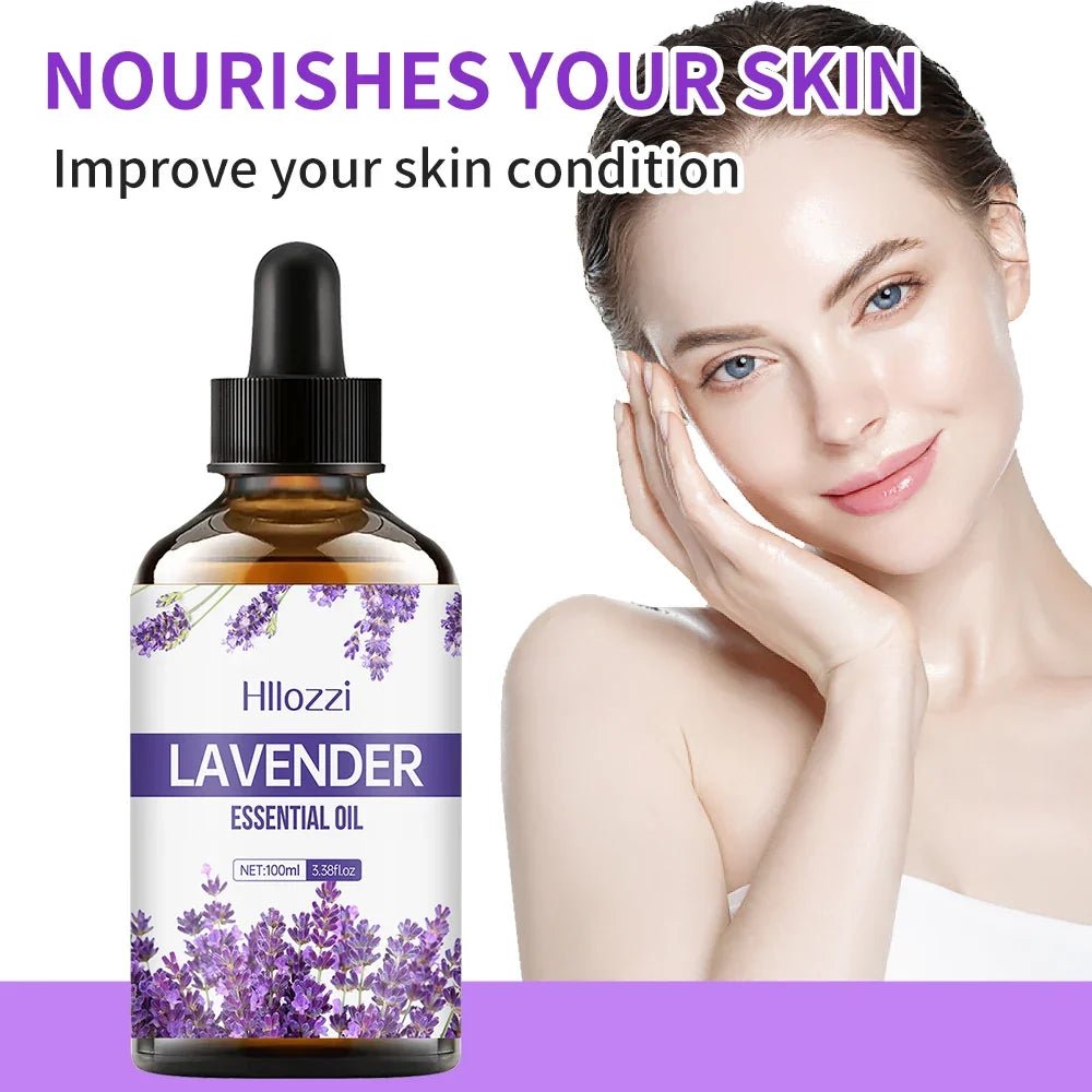 Lavender Essential Oil Facial And Body Skin Care Moisturizing And Hydrating Massage, Handmade DIY Candle And Soap Making - JromoCompany