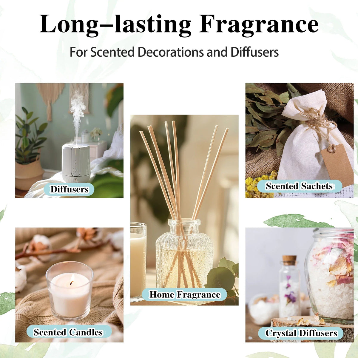 MAYJAM 1PCS 100ML Essential Oil with Dropper Sandalwood Lavender Eucalyptus Vanilla Aroma Oil For Humidifier Scent Candle Burner - JromoCompany