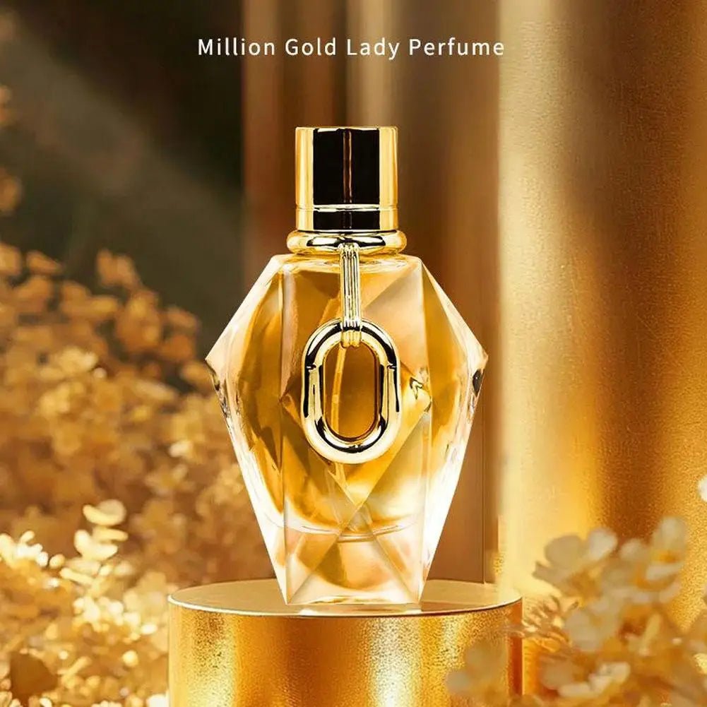 Million Gold For Women EDP | Long-Lasting Oriental Floral Perfume With Rose, Patchouli & Oud | Luxury Woody Fragrance - JromoCompany