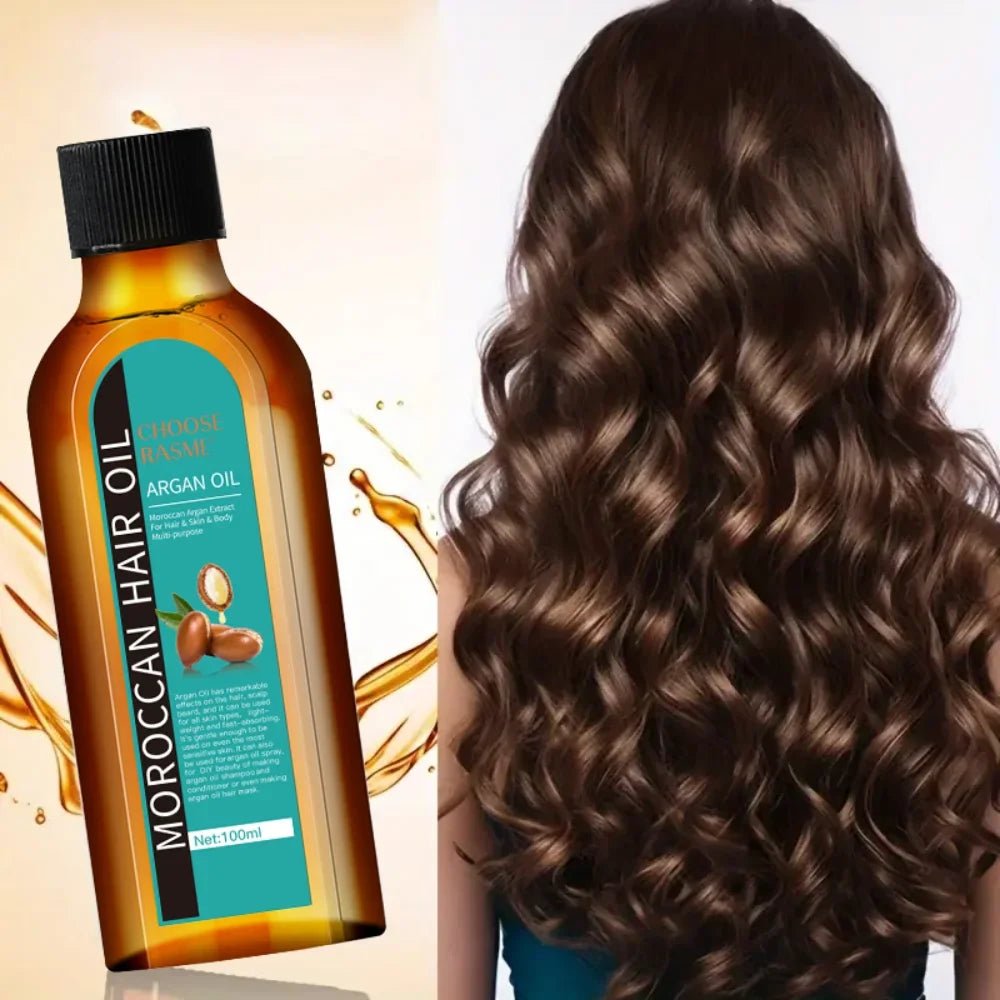 Moroccan Thick Hair Essential Oil Repair Hair Damage, Prevent Hair Loss, Smooth Hair, Nourish Hair Care Oil - JromoCompany