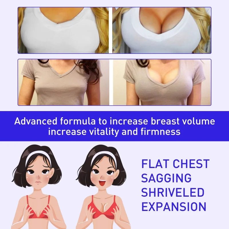 Natural Breast Enlargement Cream Boobs Enhancement Oil Bust Enlarging Bigger Chest Massage Lift Firming Up Size Bust Body Care - JromoCompany