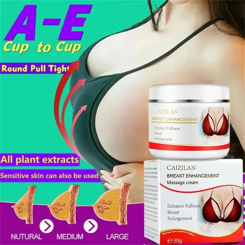 Natural Breast Enlargement Cream Chest Lift Firm Enhancer Care Oil Butt Breast Plump Growth Massage Boobs Bigger Sexy Body Care - JromoCompany