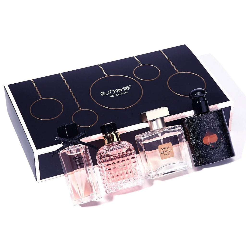 Original Women's Perfume 105ml Four-Piece Set with Fresh Long-Lasting Eau De Parfum Gift Box Plant Floral Scent - JromoCompany