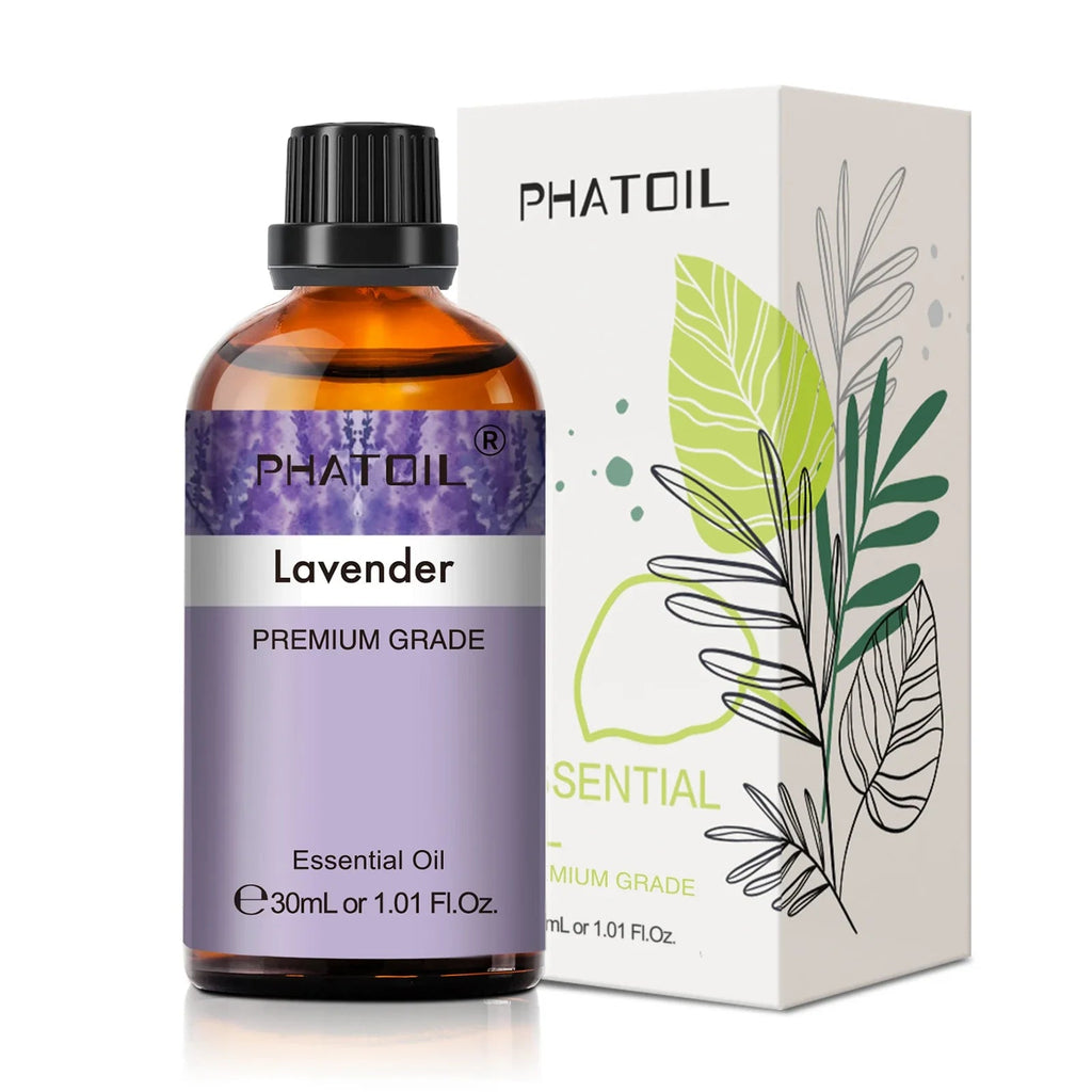 PHATOIL 30ml Lavender Peppermint Vanilla Tea tree Essential Oils for Aromatherapy Candle Making Natural Eucalyptus Aroma Oils - JromoCompany