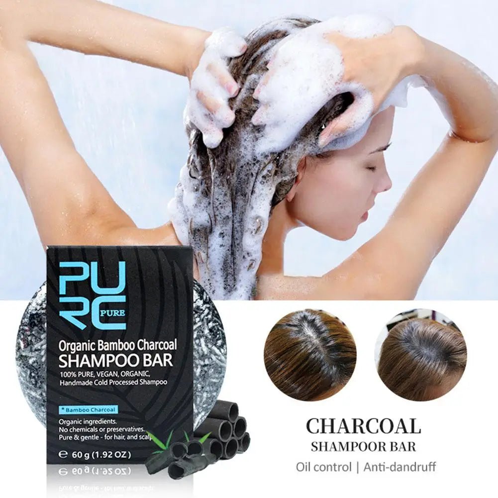 Platycladus Orientalis Shampoo Bar Natural Herbal Soap For Hair Loss Controls Oil Strengthens Root Shampoo Soap Hair Accessories - JromoCompany