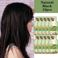 Pure Natural Herbal Hair Dye Shampoo Change Hair Color Cover Gray Hair White Hair Treatment Bubble Plant Hair Dye Hair Care - JromoCompany