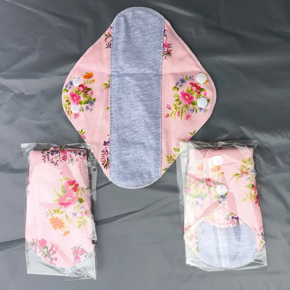 Reusable Adult Diaper Non-slip Soft Washable Panties Menstrual Cloth Sanitary Feminine Hygiene Pad Period Cotton Panty Liners - JromoCompany