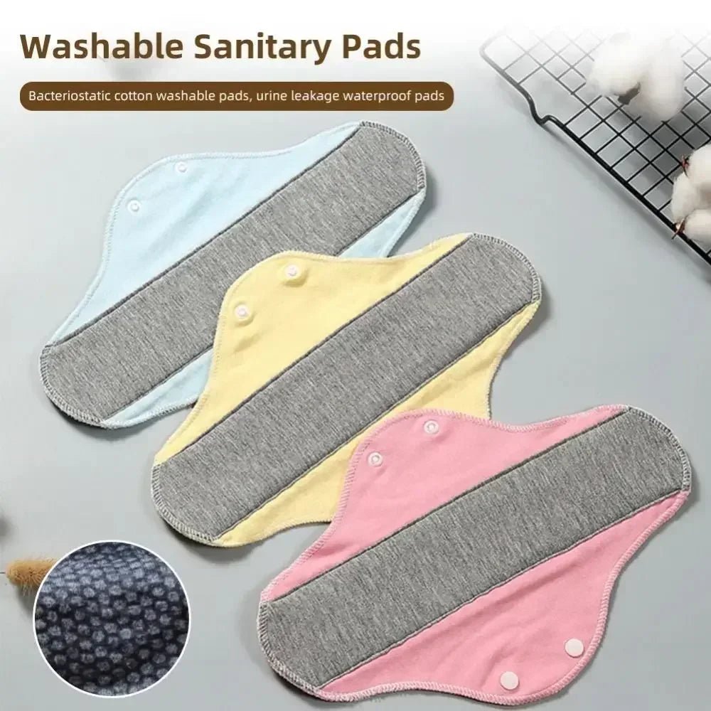 Reusable Adult Diaper Non-slip Soft Washable Panties Menstrual Cloth Sanitary Feminine Hygiene Pad Period Cotton Panty Liners - JromoCompany