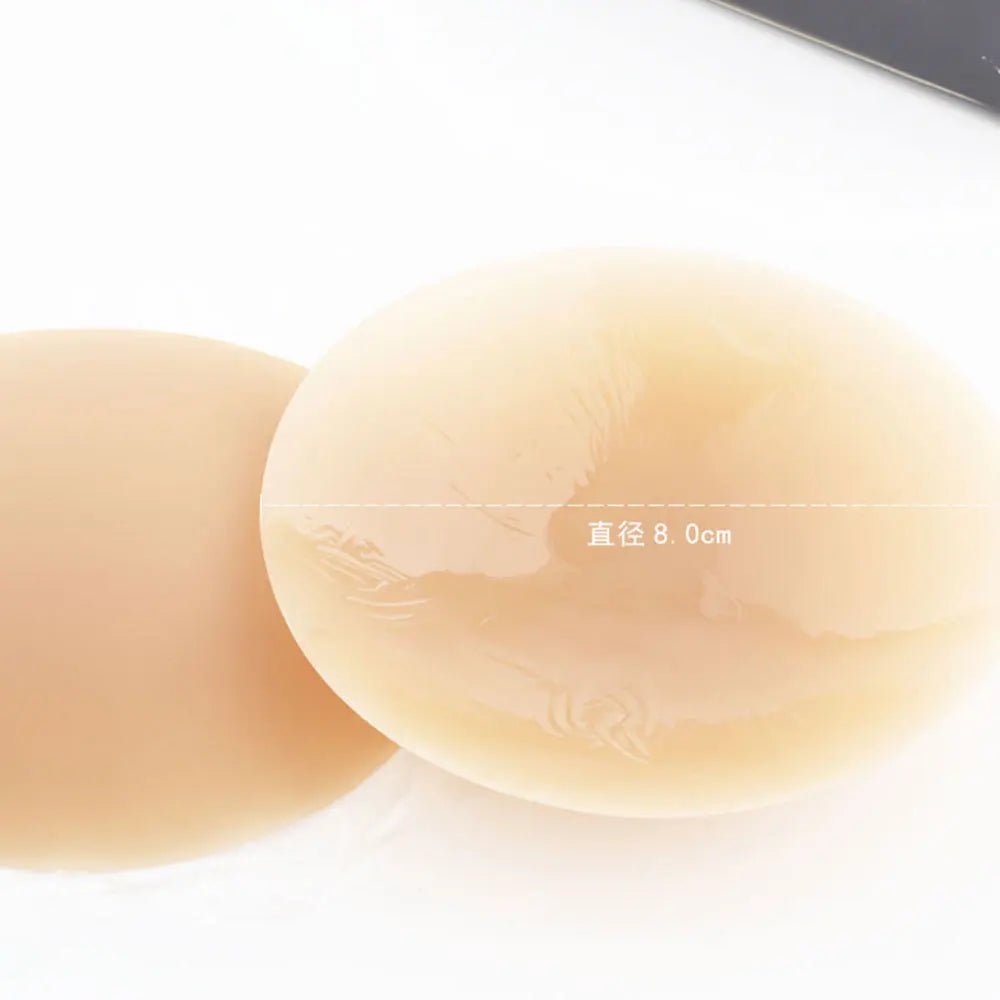 Reusable Women Breast Petals Lift Nipple Cover Invisible Petal Adhesive Strapless Backless Stick on Bra Silicone Breast Stickers - JromoCompany