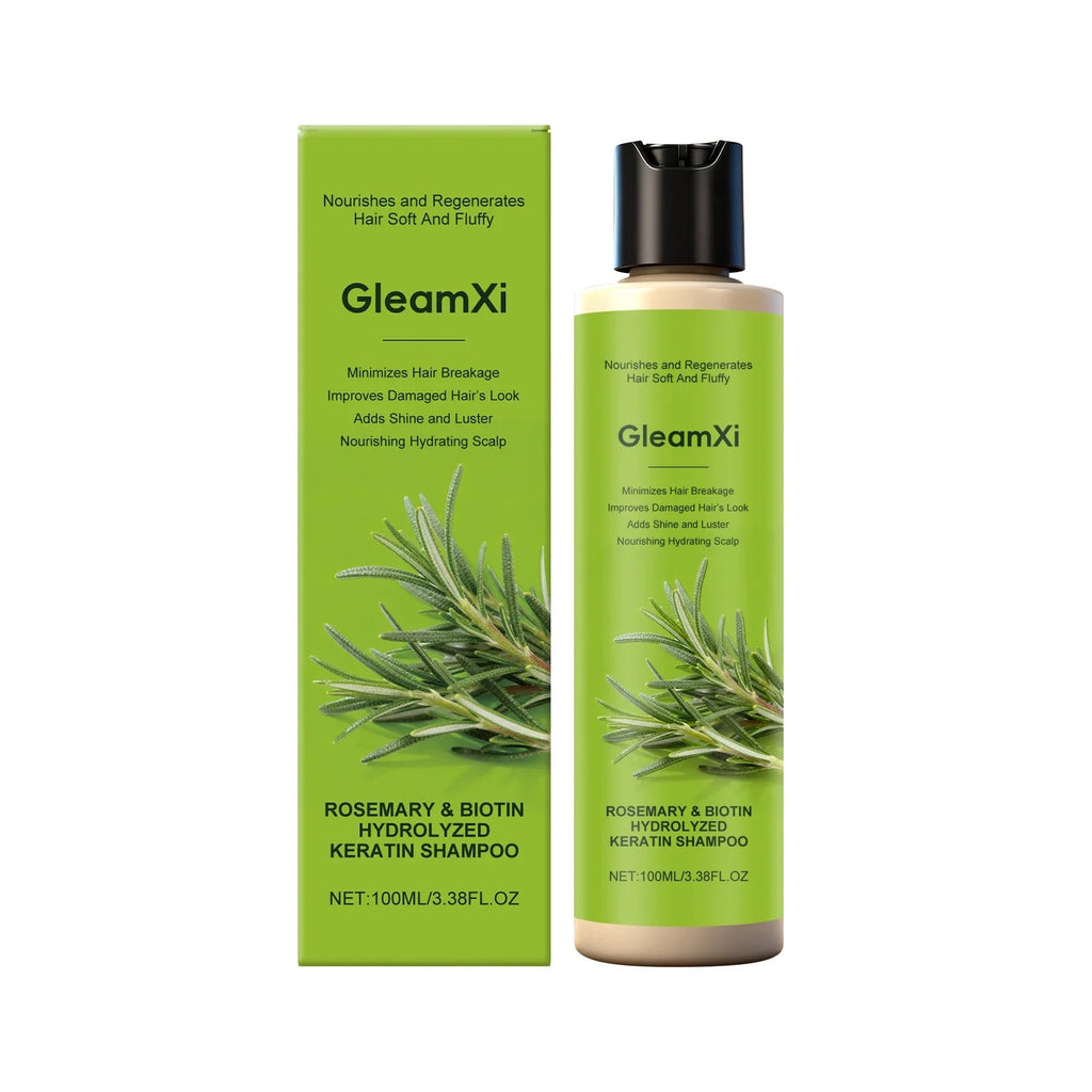 Rosemary Hair Care Shampoo with Biotin Moisturizing Scalp Treatment Volumizing Oil Control Daily Use Natural Hair Care - JromoCompany