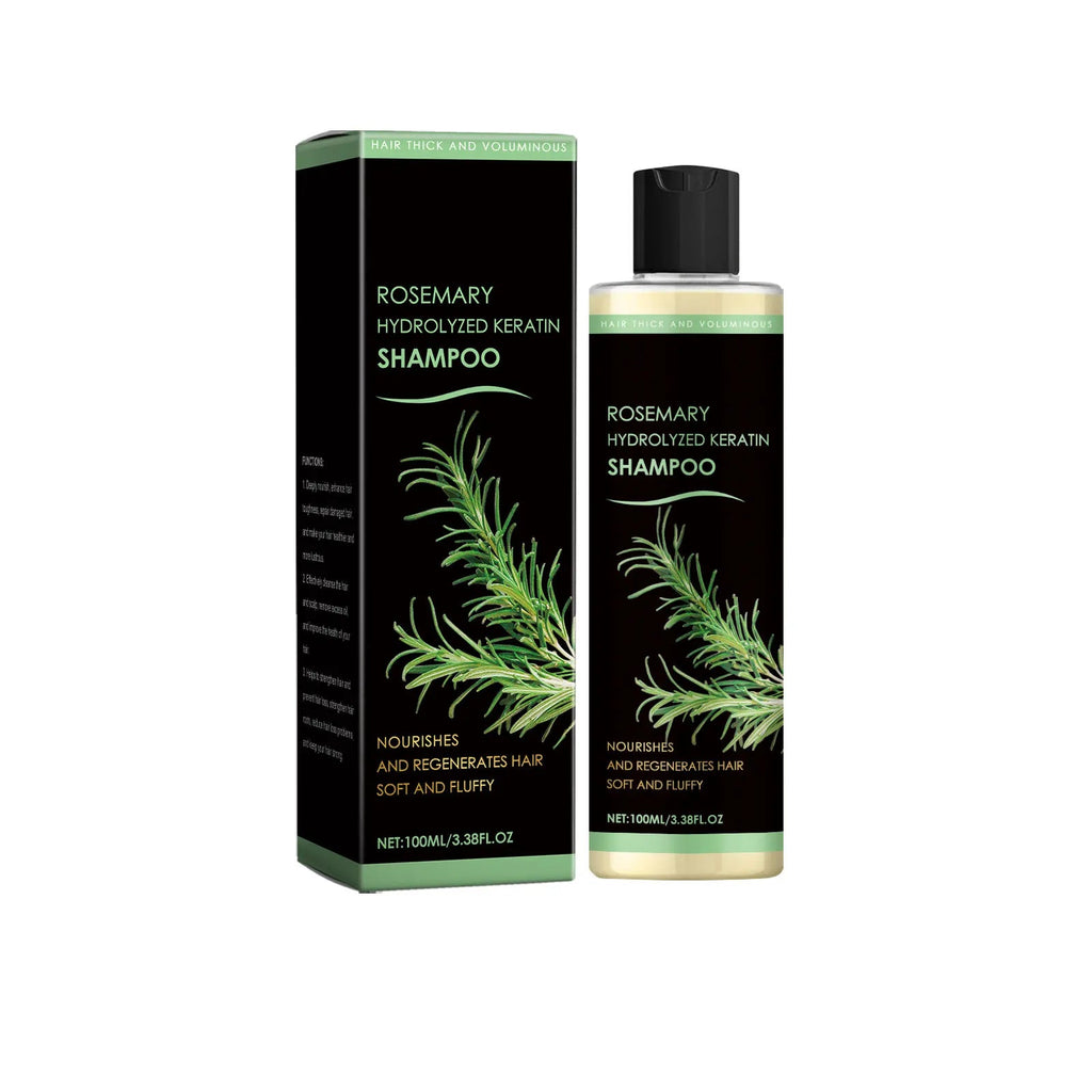 Rosemary Natural Shampoo Hair Thickness Loss Deep Nourishing Scalp Care Strengthen Repair Damaged Oil Control For Men Women - JromoCompany