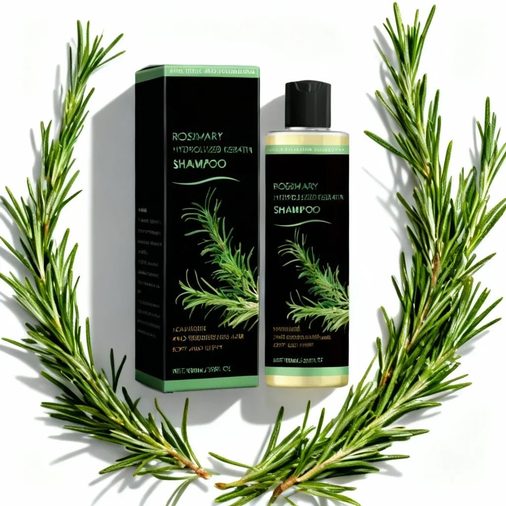Rosemary Natural Shampoo Hair Thickness Loss Deep Nourishing Scalp Care Strengthen Repair Damaged Oil Control For Men Women - JromoCompany