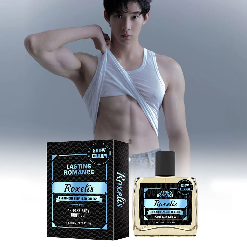 Roxelis 50ml Gentlemen Cologne Pheromone Perfume Increase Charm Confidence Dating Flirting Attract Lasting Glamour Men Perfume - JromoCompany