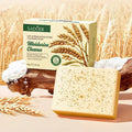 SADOER Oat Scrub Exfoliating Facial Soap Face Wash Foam Facial Cleanser Moisturizing Anti-aging Body Bathing Soap Exfoliator - JromoCompany