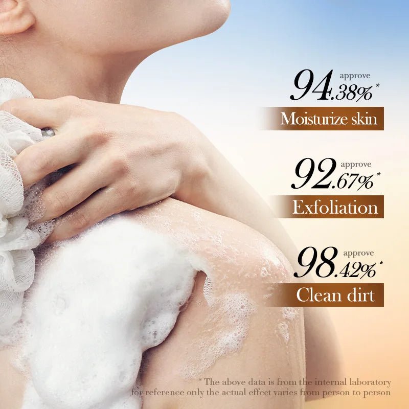 SADOER Oat Scrub Exfoliating Facial Soap Face Wash Foam Facial Cleanser Moisturizing Anti-aging Body Bathing Soap Exfoliator - JromoCompany
