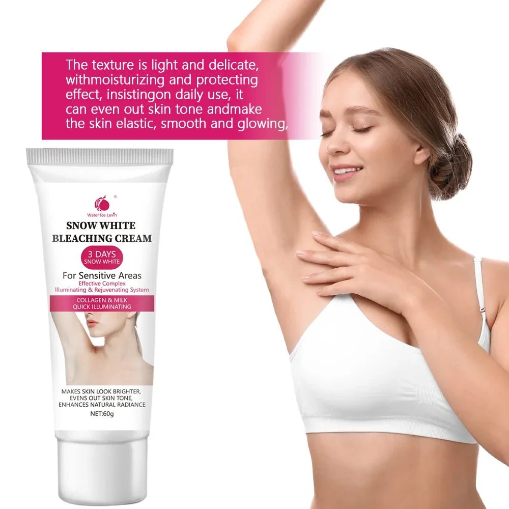 Snow White cream, private parts, underarms, knees, elbows, inner thighs, bikini line, armpits, dark areas of the body - JromoCompany