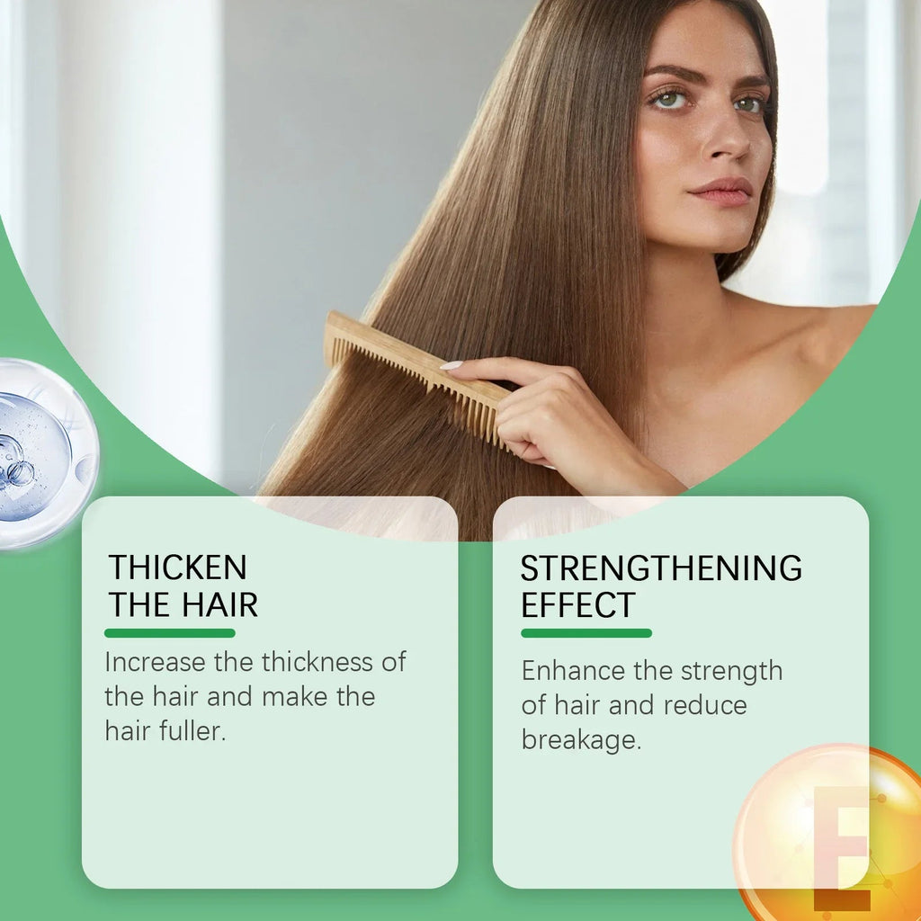 Thickening Shampoo Control Oil Boost Volume Strengthen Strands Reduce Breakage Nourishing Repairing Rosemary Hair Care Shampoo - JromoCompany
