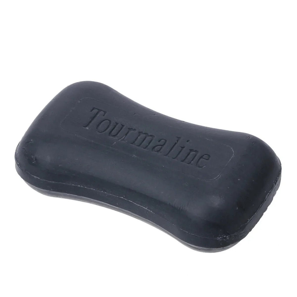 Tourmaline Soap Bar Natural Bamboo Charcoal Skin Care Anti-acne Remove Black Head and Acne - JromoCompany