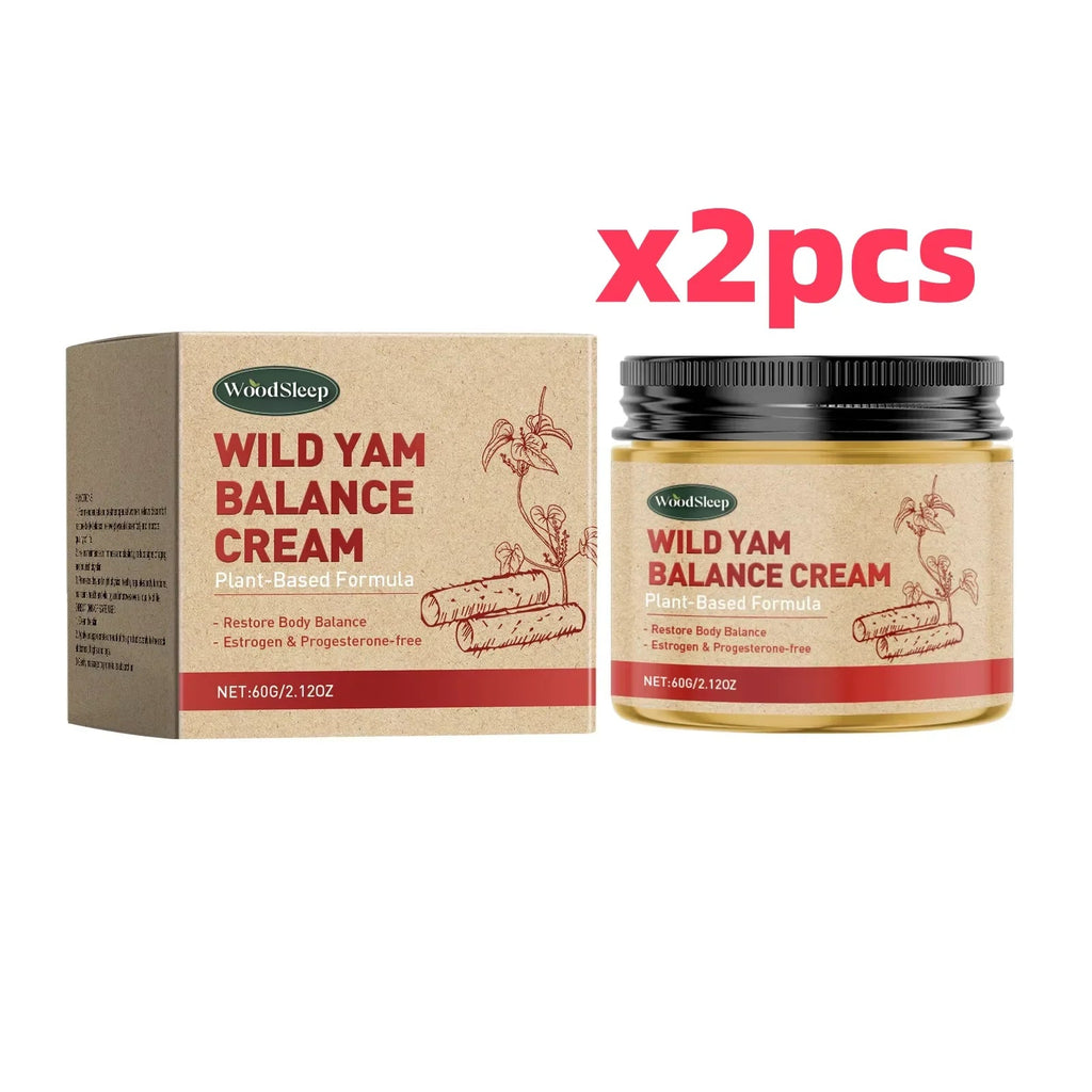 Wild Yam Cream Progesteron Hormone Regulation Balancing Tightening Smoothing Moisturizing Wrinkles Removing Women's Health Balm - JromoCompany
