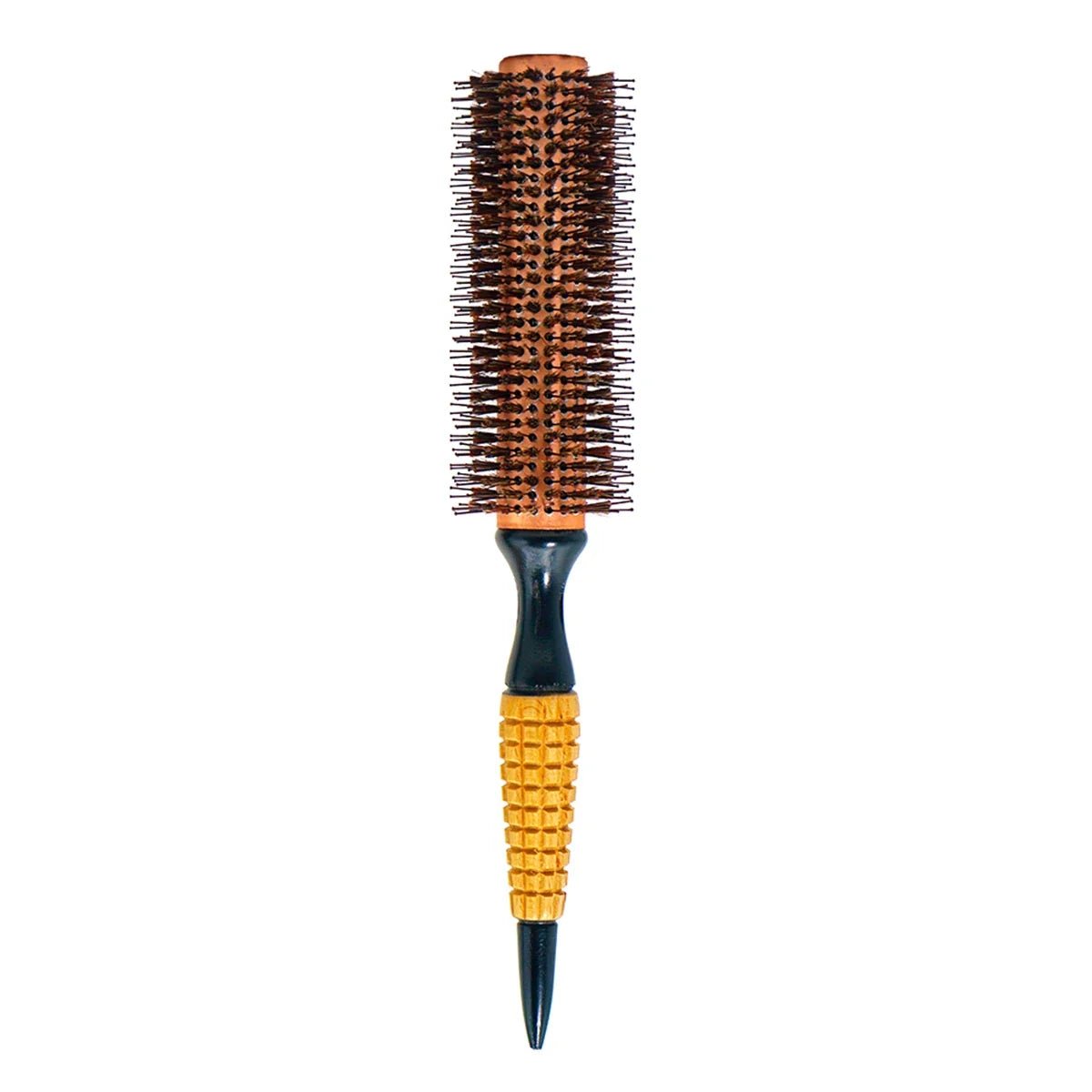 Wood Handle Boar Bristles Round Brush Hair Curly Comb Pro Hair Brush Anti Static Brush Teasing Brush Hairdresser Styling Tools - JromoCompany